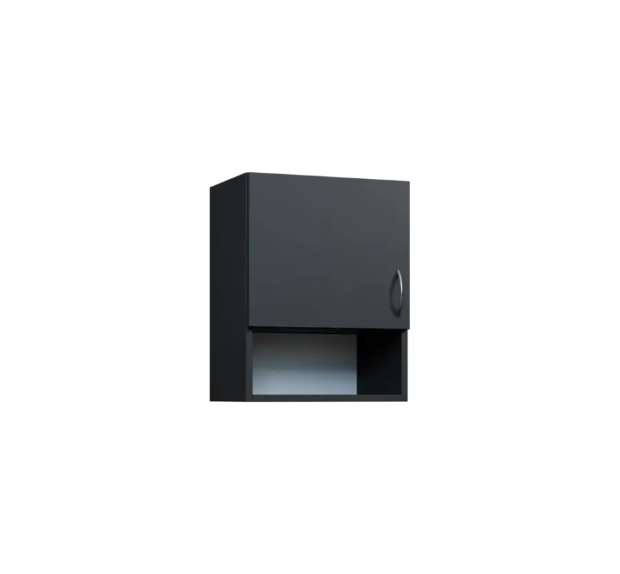 CH5 - 45ND horní skříňka, 1-dveřová/nika, levá, 580x450x300, antracit