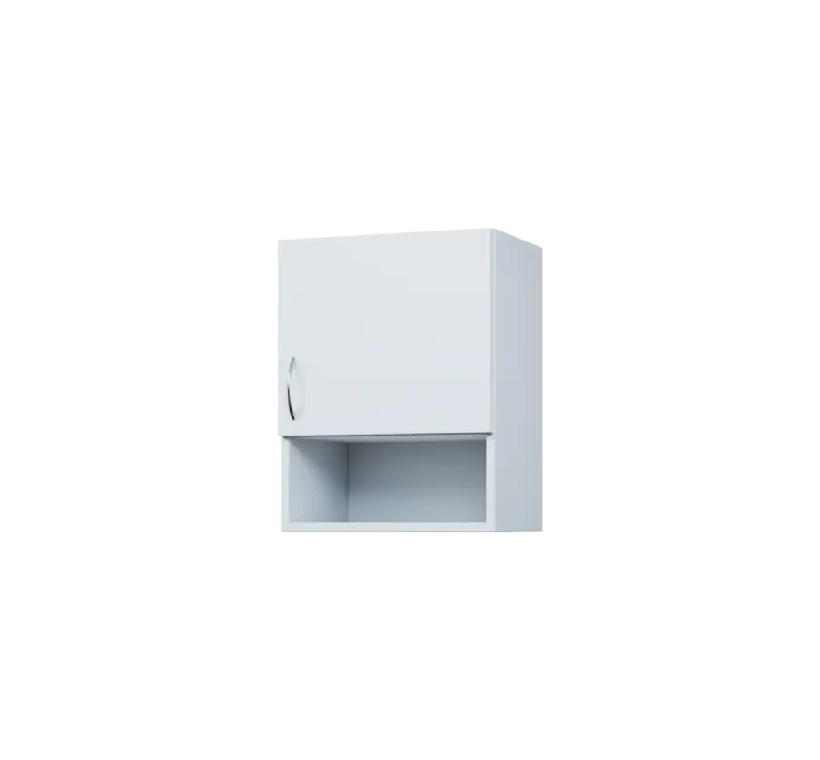 CH5 - 45ND horní skříňka, 1-dveřová/nika, pravá, 580x450x300, bílá
