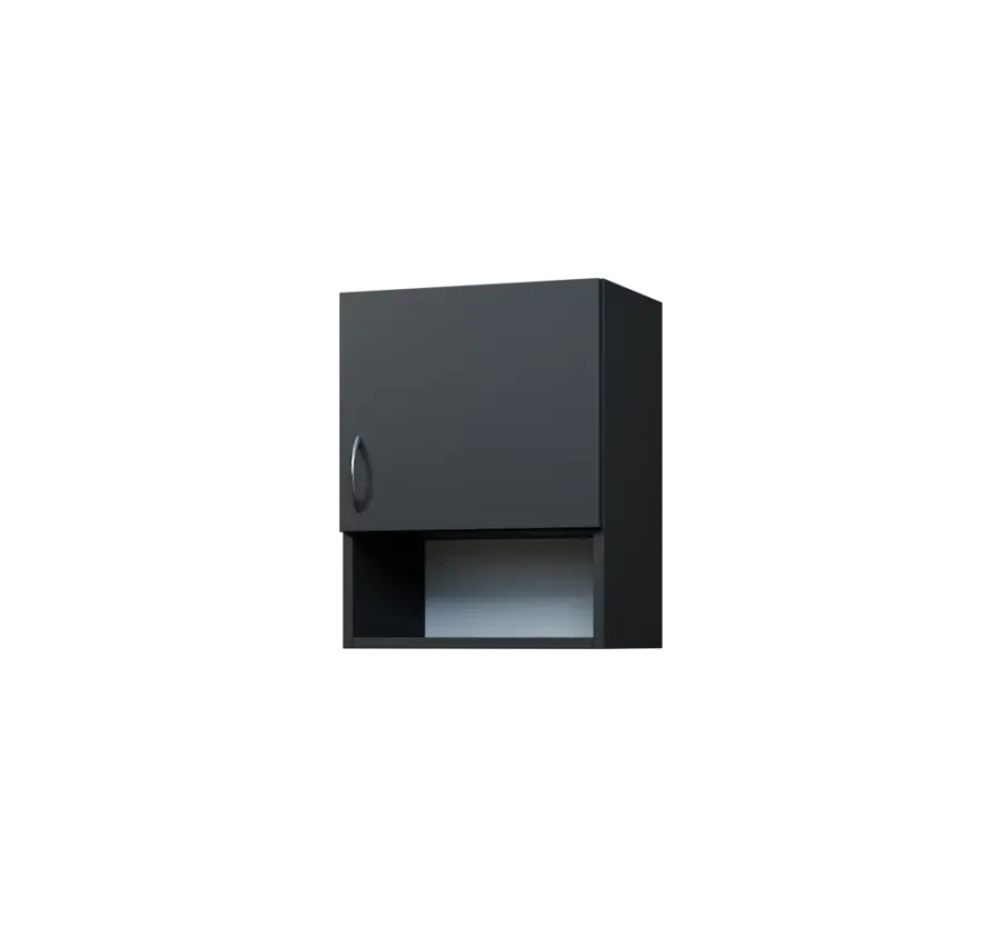 CH5 - 45ND horní skříňka, 1-dveřová/nika, pravá, 580x450x300, antracit