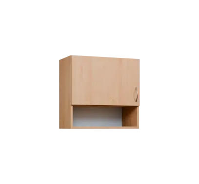 CH5 - 6ND horní skříňka, 1-dveřová/nika, levá, 580x600x300, javor horský