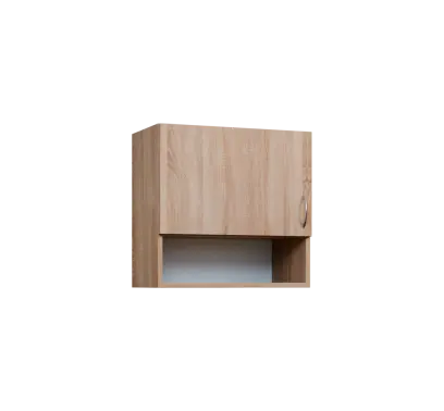 CH5 - 6ND horní skříňka, 1-dveřová/nika, levá, 580x600x300, dub bardolino