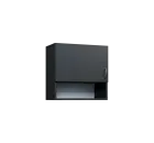 CH5 - 6ND horní skříňka, 1-dveřová/nika, levá, 580x600x300, antracit