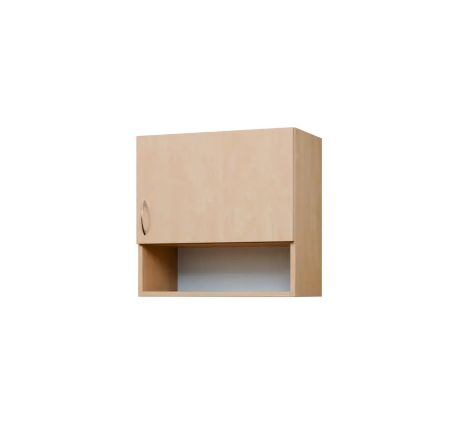 CH5 - 6ND horní skříňka, 1-dveřová/nika, pravá, 580x600x300, bříza světlá