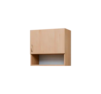 CH5 - 6ND horní skříňka, 1-dveřová/nika, pravá, 580x600x300, javor horský
