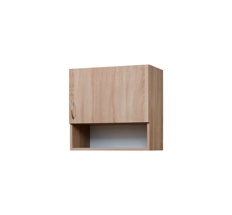 CH5 - 6ND horní skříňka, 1-dveřová/nika, pravá, 580x600x300, dub bardolino