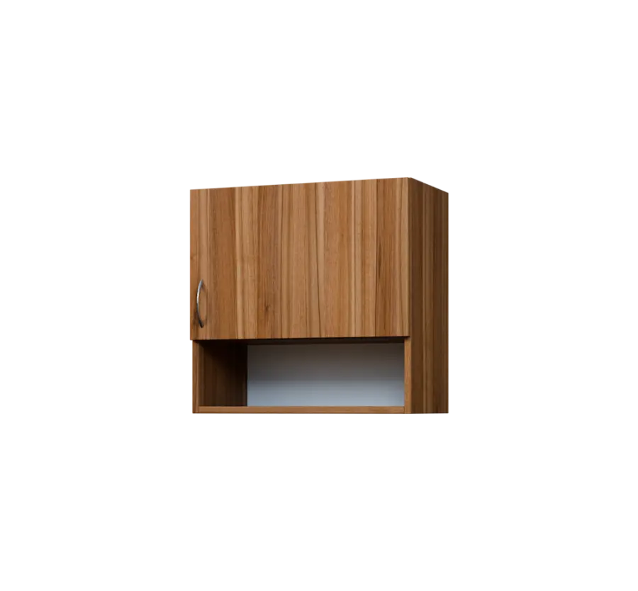 CH5 - 6ND horní skříňka, 1-dveřová/nika, pravá, 580x600x300, ořech světlý