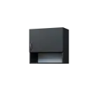 CH5 - 6ND horní skříňka, 1-dveřová/nika, pravá, 580x600x300, antracit