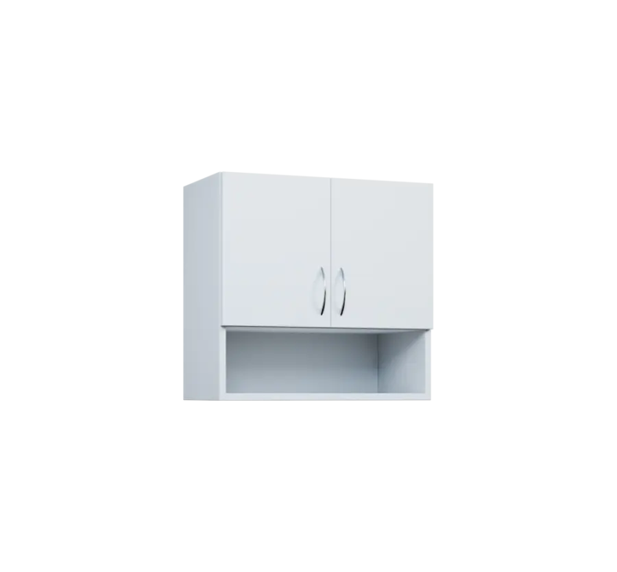CH5 - 6ND2 horní skříňka, 2-dveřová/nika, 580x600x300, bílá
