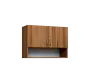 CH5 - 8ND horní skříňka, 2-dveřová/nika, 580x800x300, ořech světlý