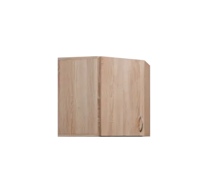 CHR5 - 40 horní skříňka, 1-dveřová, rohová, levá, 580x600x600, dub bardolino