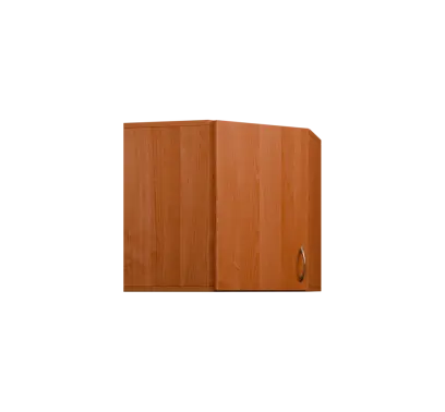 CHR5 - 40 horní skříňka, 1-dveřová, rohová, levá, 580x600x600, olše jantar
