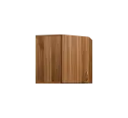 CHR5 - 40 horní skříňka, 1-dveřová, rohová, levá, 580x600x600, ořech světlý