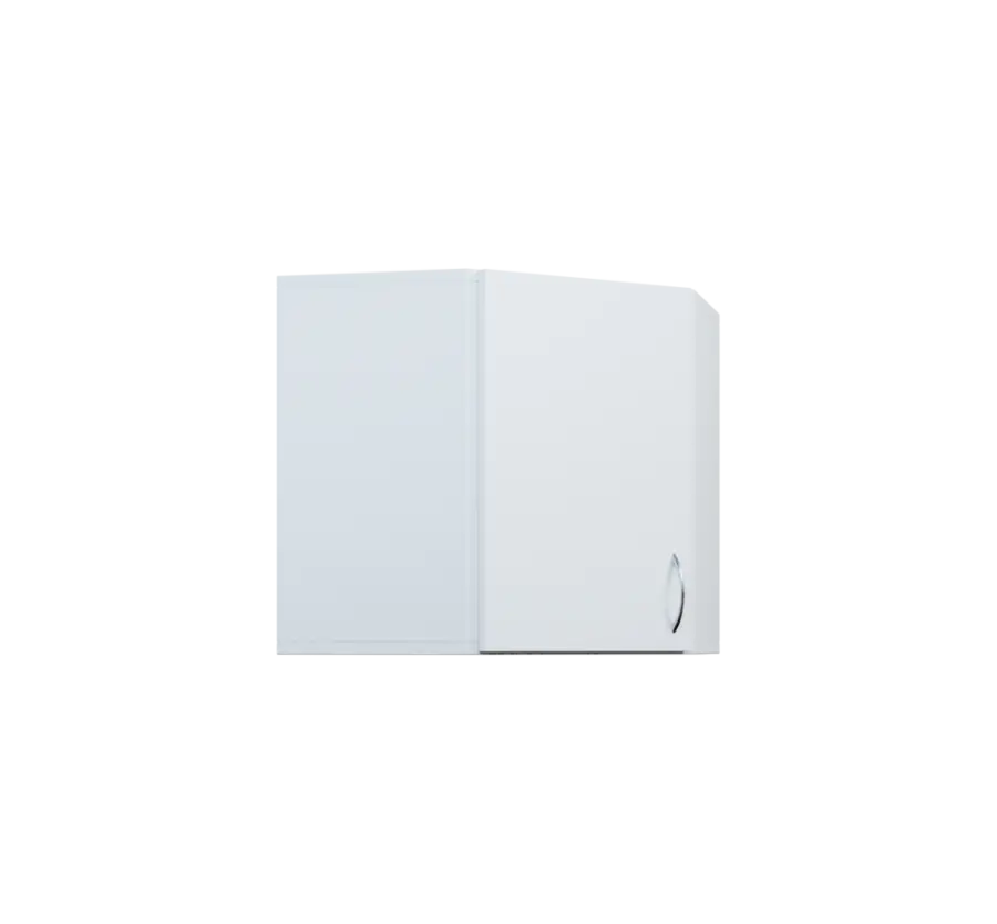 CHR5 - 40 horní skříňka, 1-dveřová, rohová, levá, 580x600x600, bílá