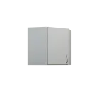 CHR5 - 40 horní skříňka, 1-dveřová, rohová, levá, 580x600x600, šedá