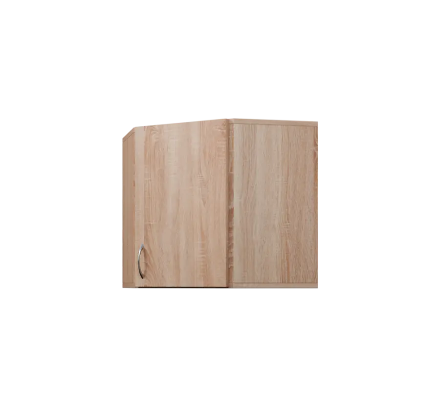CHR5 - 40 horní skříňka, 1-dveřová, rohová, pravá, 580x600x600, dub bardolino