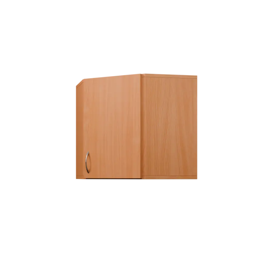 CHR5 - 40 horní skříňka, 1-dveřová, rohová, pravá, 580x600x600, buk royal