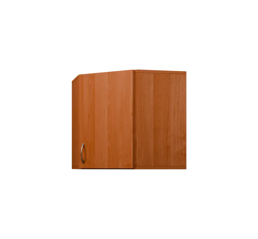CHR5 - 40 horní skříňka, 1-dveřová, rohová, pravá, 580x600x600, olše jantar
