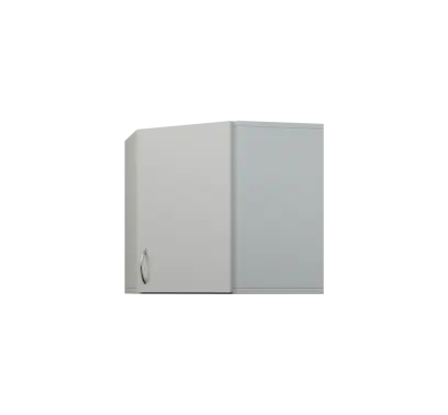 CHR5 - 40 horní skříňka, 1-dveřová, rohová, pravá, 580x600x600, šedá