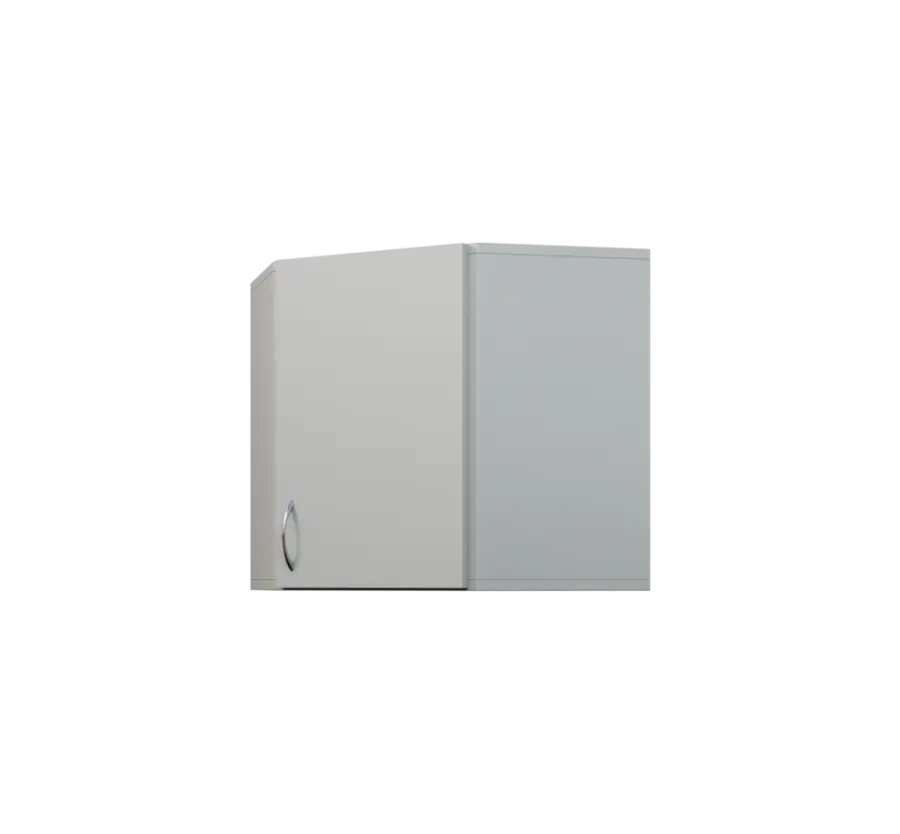 CHR5 - 40 horní skříňka, 1-dveřová, rohová, pravá, 580x600x600, šedá
