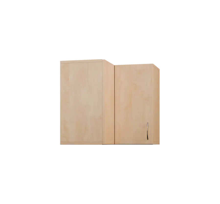CHRD5 - 6 horní skříňka, 1-dveřová, rohová, levá, 580x600x600, bříza světlá