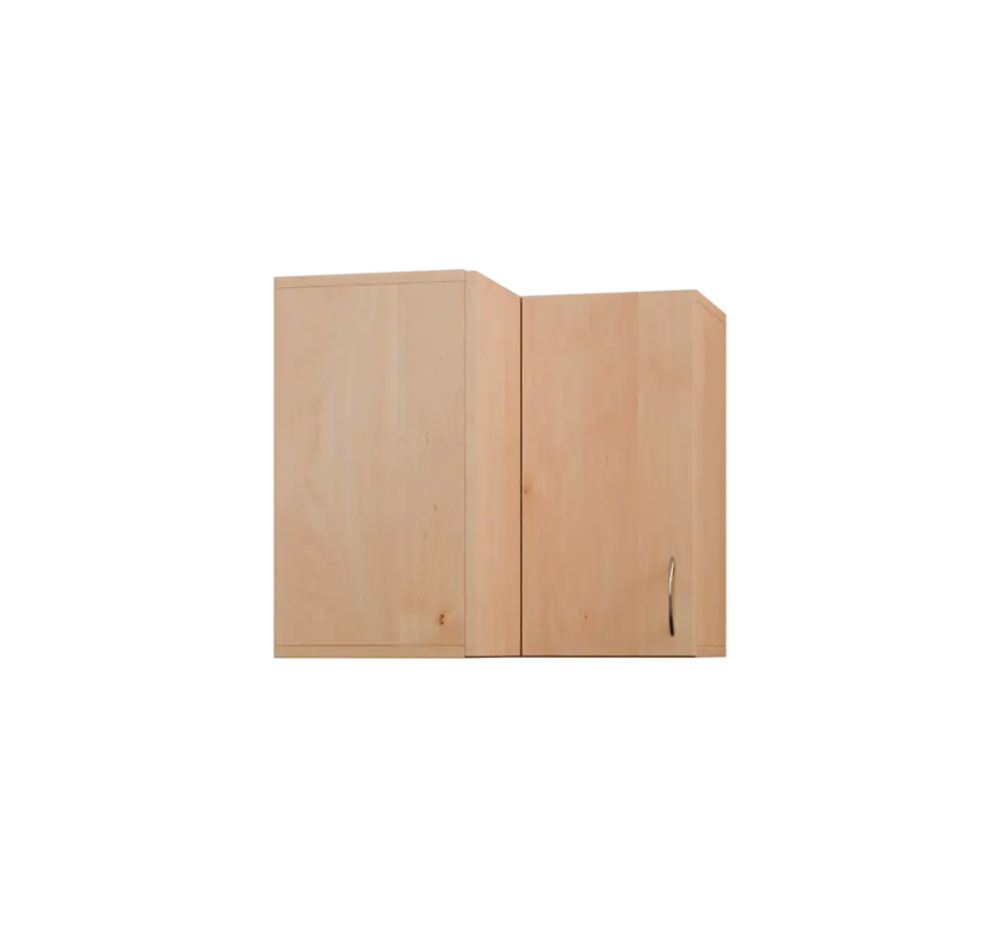 CHRD5 - 6 horní skříňka, 1-dveřová, rohová, levá, 580x600x600, javor horský