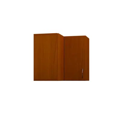 CHRD5 - 6 horní skříňka, 1-dveřová, rohová, levá, 580x600x600, třešeň šumavská