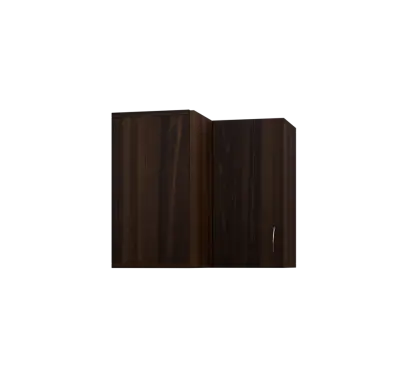 CHRD5 - 6 horní skříňka, 1-dveřová, rohová, levá, 580x600x600, ořech královský