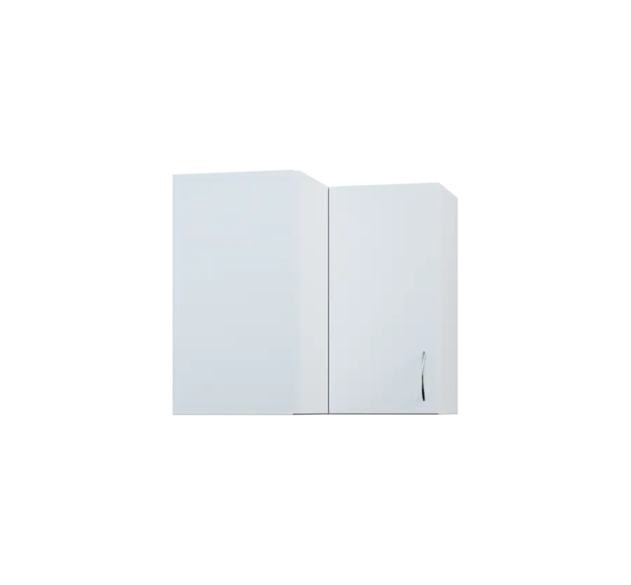 CHRD5 - 6 horní skříňka, 1-dveřová, rohová, levá, 580x600x600, bílá