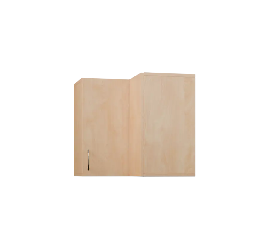CHRD5 - 6 horní skříňka, 1-dveřová, rohová, pravá, 580x600x600, bříza světlá