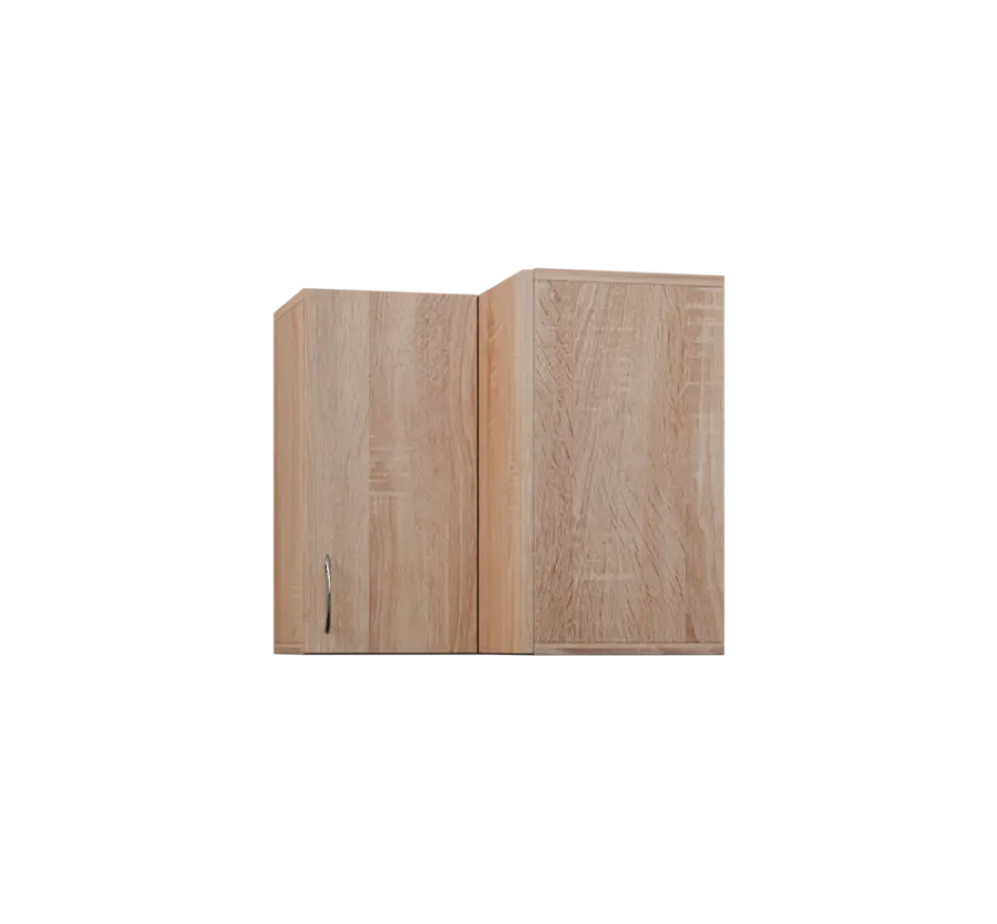 CHRD5 - 6 horní skříňka, 1-dveřová, rohová, pravá, 580x600x600, dub bardolino