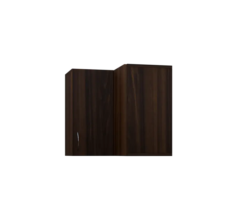 CHRD5 - 6 horní skříňka, 1-dveřová, rohová, pravá, 580x600x600, ořech královský