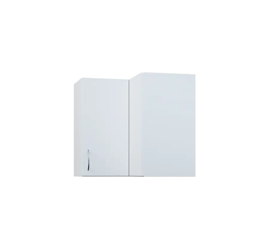 CHRD5 - 6 horní skříňka, 1-dveřová, rohová, pravá, 580x600x600, bílá