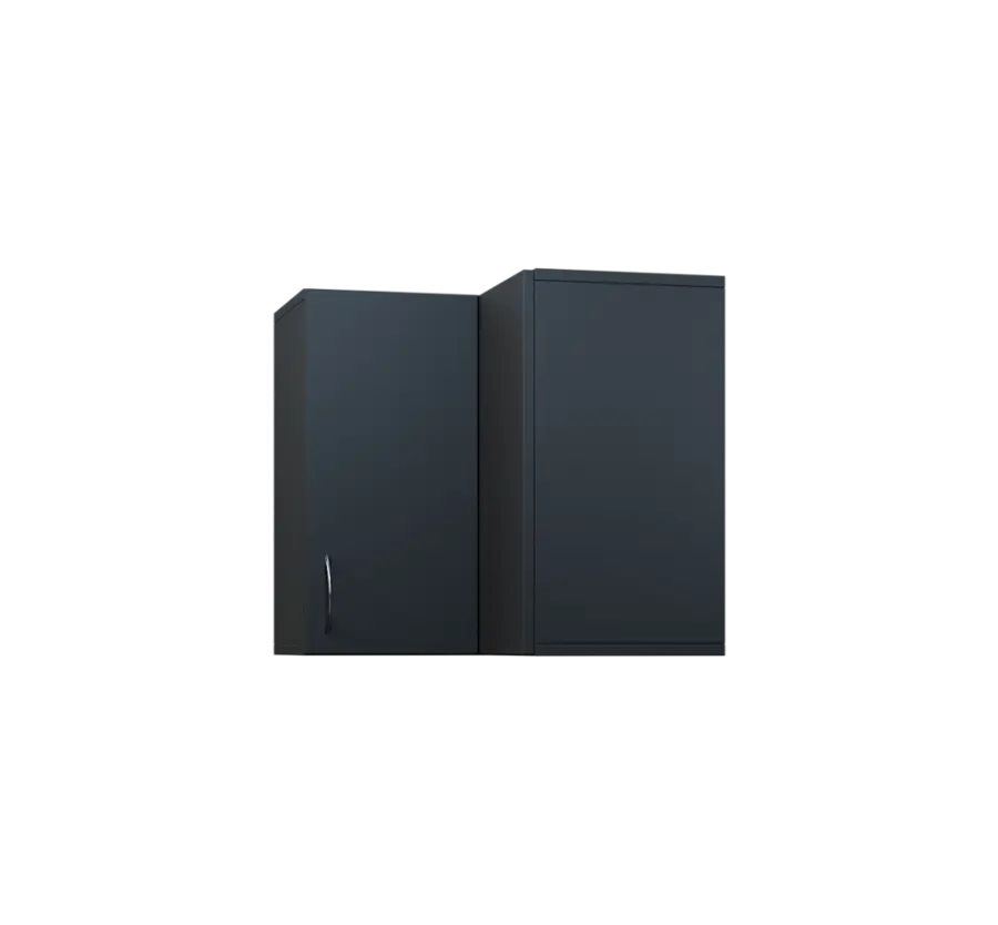 CHRD5 - 6 horní skříňka, 1-dveřová, rohová, pravá, 580x600x600, antracit