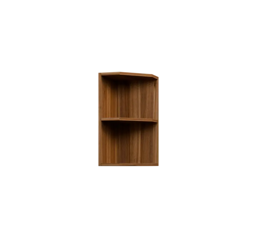 KHZ5 - 3 horní skříňka, rohová, policová, levá, 580x300x300, ořech světlý