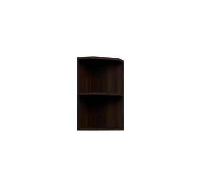 KHZ5 - 3 horní skříňka, rohová, policová, levá, 580x300x300, ořech královský