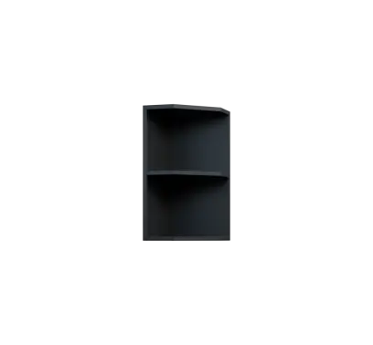 KHZ5 - 3 horní skříňka, rohová, policová, levá, 580x300x300, antracit