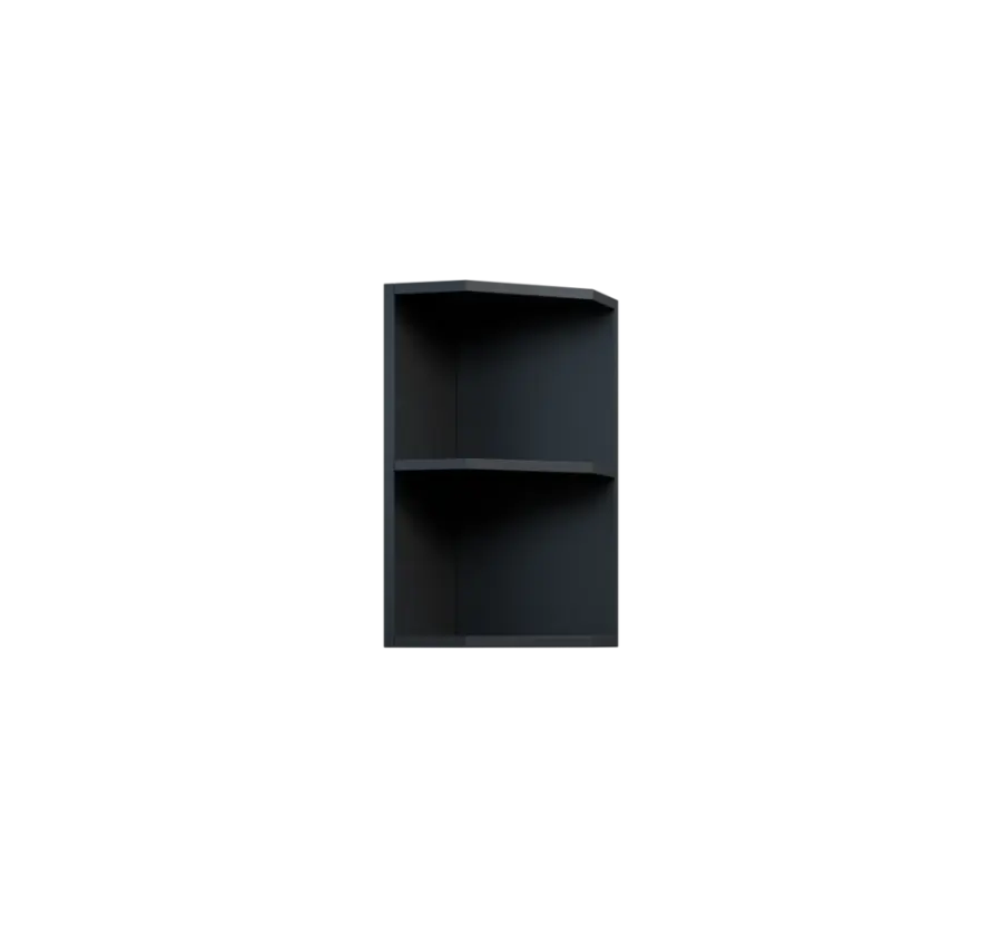 KHZ5 - 3 horní skříňka, rohová, policová, levá, 580x300x300, antracit