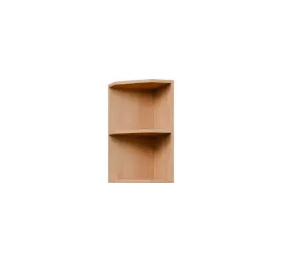 KHZ5 - 3 horní skříňka, rohová, policová, pravá, 580x300x300, javor horský