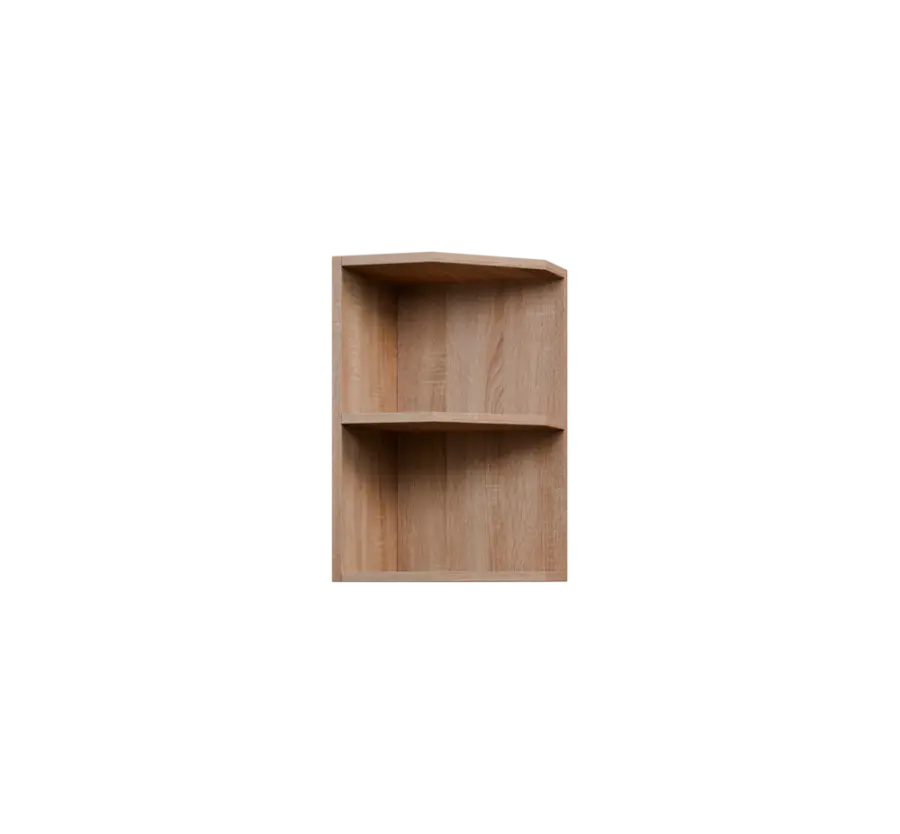 KHZ5 - 35 horní skříňka, rohová, policová, levá, 580x350x300, dub bardolino