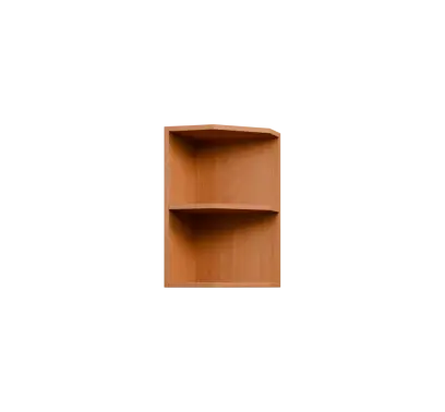 KHZ5 - 35 horní skříňka, rohová, policová, levá, 580x350x300, buk royal