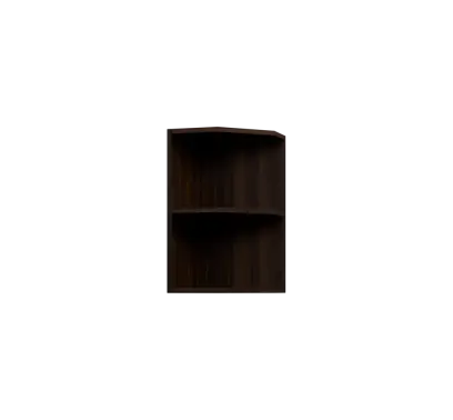 KHZ5 - 35 horní skříňka, rohová, policová, levá, 580x350x300, ořech královský