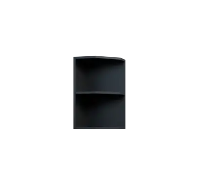 KHZ5 - 35 horní skříňka, rohová, policová, levá, 580x350x300, antracit