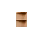 KHZ5 - 35 horní skříňka, rohová, policová, pravá, 580x350x300, javor horský