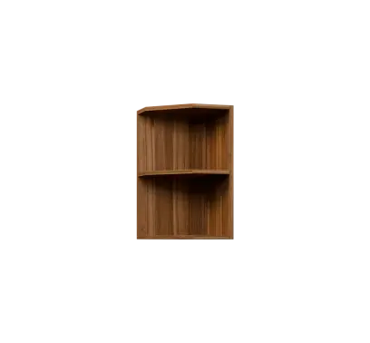 KHZ5 - 35 horní skříňka, rohová, policová, pravá, 580x350x300, ořech světlý