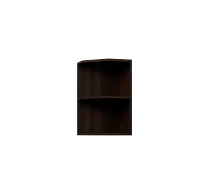 KHZ5 - 35 horní skříňka, rohová, policová, pravá, 580x350x300, ořech královský