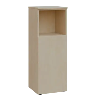 PPN 3 - 4DN skříň, 1-dveřová/nika, pravá, 1100x400x400, bříza světlá