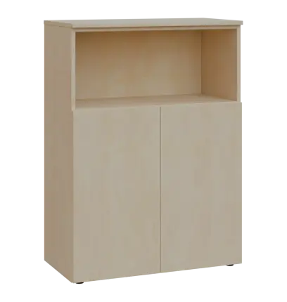 PPN 3 - 8DN skříň, 2-dveřová/nika, 1100x800x400, bříza světlá