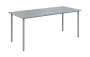 JSB 180 N jídelní stůl, kovová podnož stříbrná, deska 18 mm, 1800x800 mm, šedá