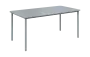 JSBR 170 N jídelní stůl, kovová podnož stříbrná, deska 18 mm, 1700x900 mm, šedá