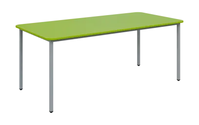 JSBR 190 N jídelní stůl, kovová podnož stříbrná, deska 18 mm, 1900x900 mm, jarní zeleň JSBR 190 N jídelní stůl, kovová podnož stříbrná, deska 18 mm, 1900x900 mm, jarní zeleň